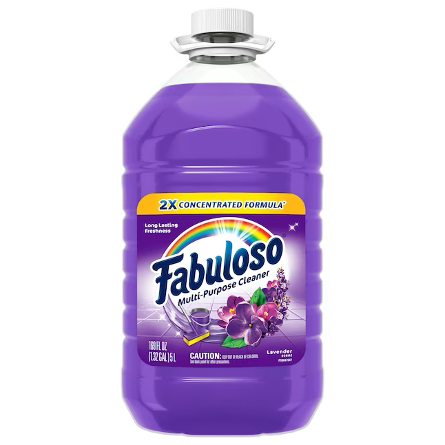 Limpiador multiusos líquido de lavanda Fabuloso de 169 onzas 