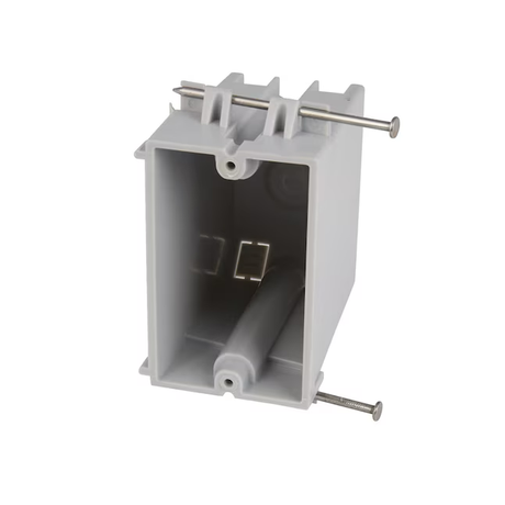 CANTEX 1-Gang PVC New Work Switch/Outlet Electrical Box