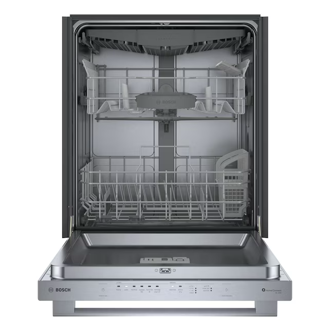 Bosch 500 Series Top Control 24-in Smart Built-In Dishwasher With Third Rack (Stainless Steel) ENERGY STAR, 44-dBA