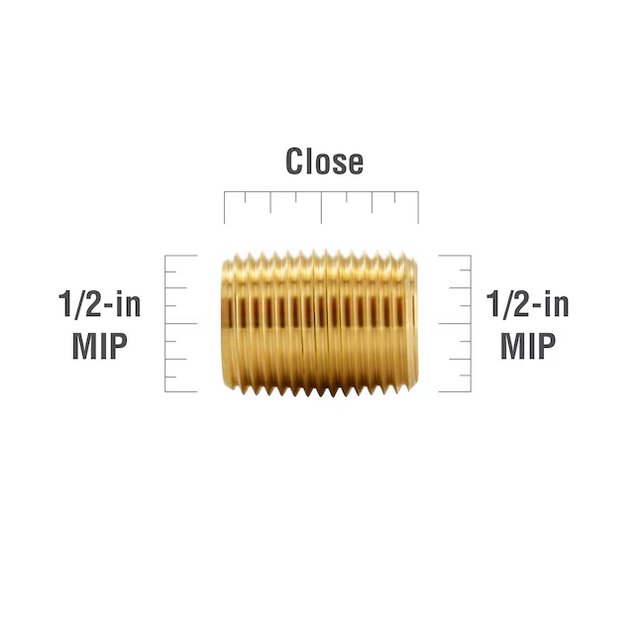 Proline Series 1/2-in x 1/2-in Threaded Male Adapter Nipple Fitting