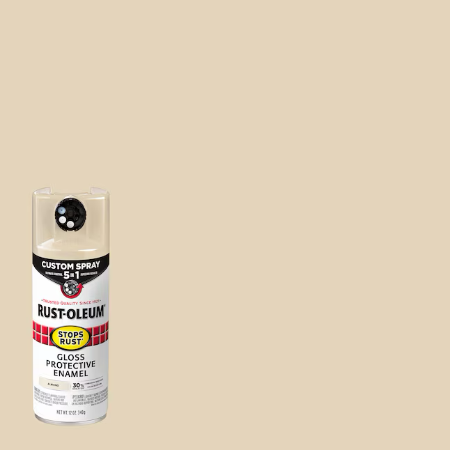 Rust-Oleum Stops Rust 5-in-1-Pack Gloss Almond Spray Paint (NET WT. 12-oz)