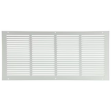 RELIABILT 20-in x 8-in Steel White Sidewall/Ceiling Grille