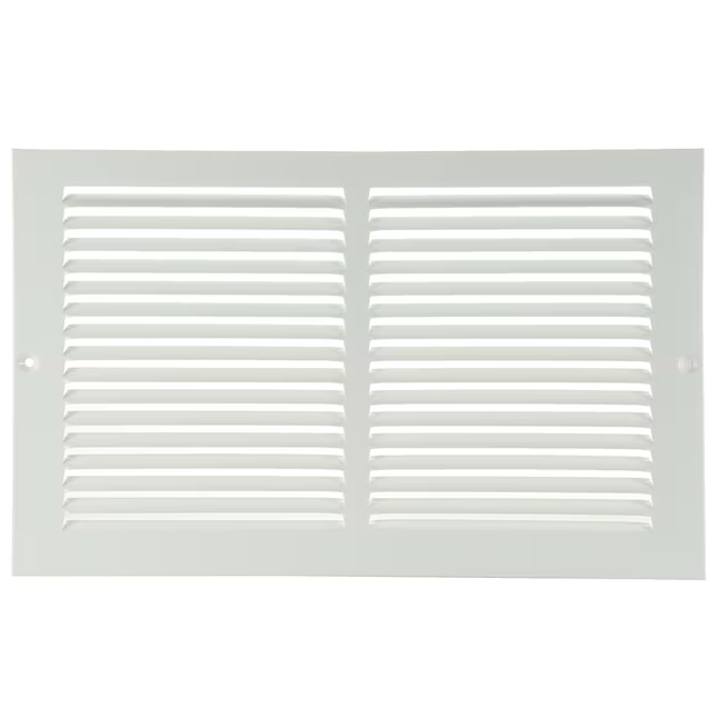 RELIABILT 12-in x 6-in Steel White Sidewall/Ceiling Grille