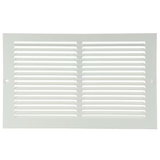 RELIABILT 12-in x 6-in Steel White Sidewall/Ceiling Grille