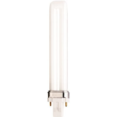 Satco 60-Watt-äquivalente T4-GX23-Sockel-CFL-Glühbirne, warmweiß