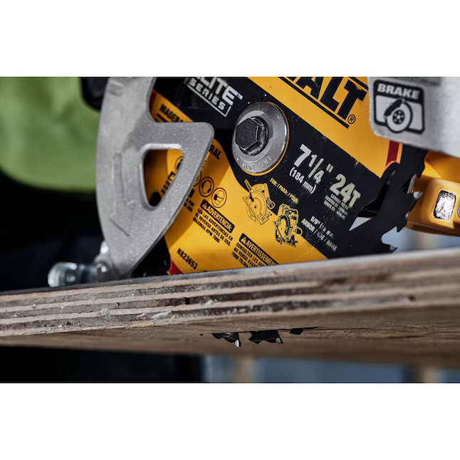 DEWALT ELITE SERIES 7-1/4-in 24-Tooth Rough Finish Tungsten Carbide-tipped Steel Circular Saw Blade