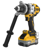 Taladro percutor inalámbrico sin escobillas DEWALT XR de 1/2 pulg. y 20 voltios máx. variable (1 batería incluida)