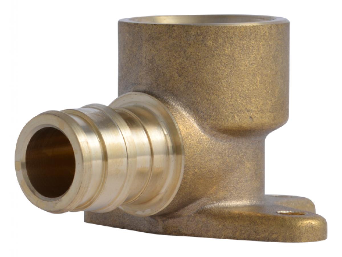 SharkBite 1/2 in. x 1/2 in. FNPT Brass Expansion Drop-Ear Elbow