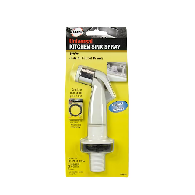 Danco White Faucet Side Spray Head