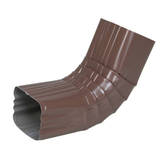 Amerimax Aluminum 3-in Brown Front Elbow