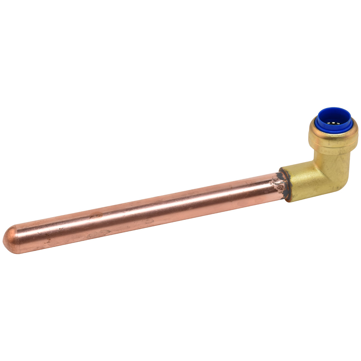 Push-Fit Copper Stub Out Elbow (1/2″ x 8″ x 1/2″ )