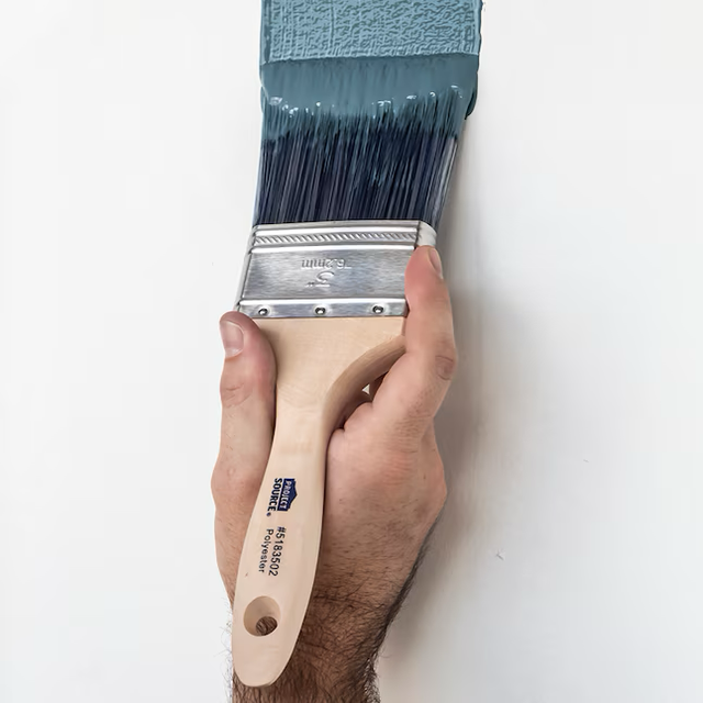 Project Source Better All Paints and Stains 3-in Reusable Polyester Flat Paint Brush (Wall Brush)