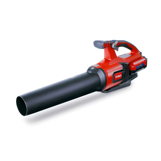 Toro Flex-Force Soplador de hojas de mano con batería de 60 voltios máx., 565 CFM, 110 MPH, 2 Ah (batería y cargador incluidos)