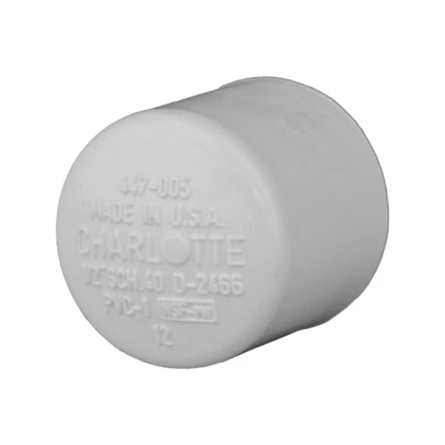 Charlotte Pipe 1/2-in Schedule 40 PVC Socket Cap