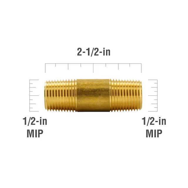 Proline Series 1/2-in x 1/2-in Threaded Male Adapter Nipple Fitting