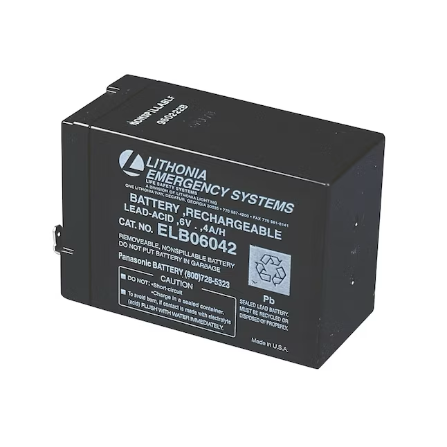 Lithonia Lighting Sealed Lead Calcium (Slc) Emergency Lighting Battery Pack