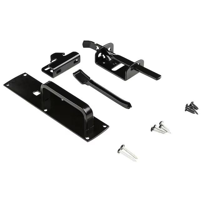 National Hardware 10-in Black Gate Latch