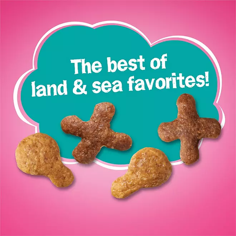 Friskies Land & Sea Adventures Dry Cat Food, Chicken + Ocean Fish (32 lbs.)