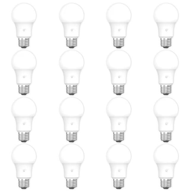 Utilitech 60-Watt A19 Soft White E26 Light Bulb (16-Pack)