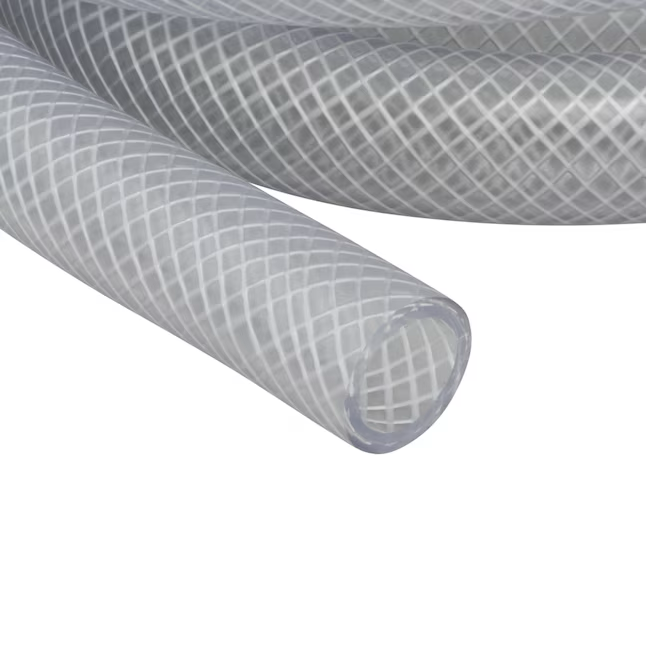 EZ-FLO 3/4-in ID x 10-ft Reinforced PVC Clear Reinforced Braided Vinyl Tubing