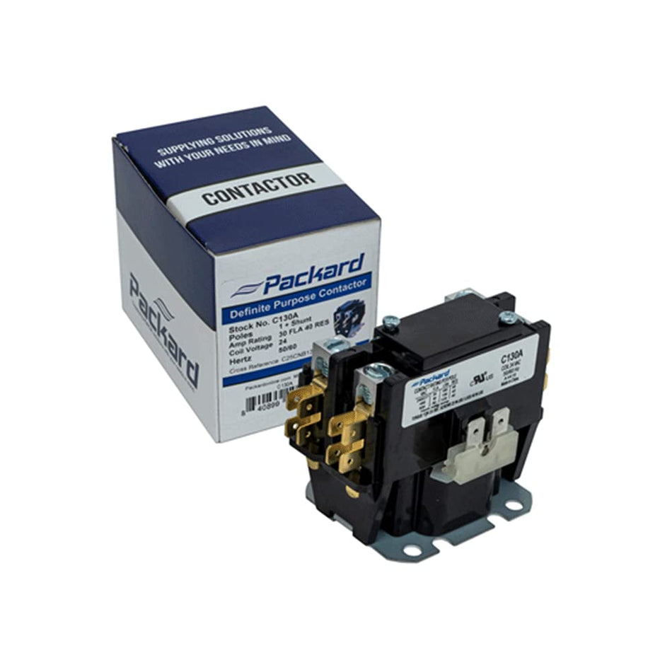 Packard Contactor C130A 1 polo 30 amperios 24 voltaje de bobina