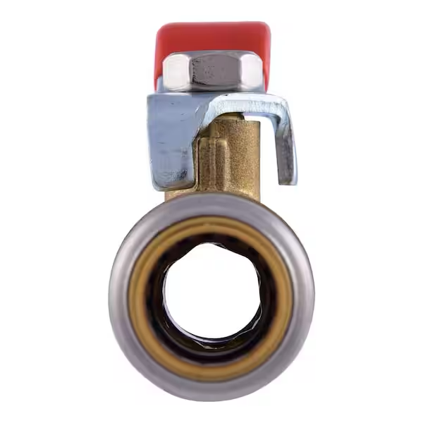 SharkBite Max 1/2 in. Brass Push-to-Connect Slip Ball Valve