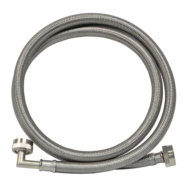 Eastman 4-ft 3/4-in Fht Inlet x 3/4-in Hose Thread Outlet Braided Stainless Steel Washing Machine Fill Hose