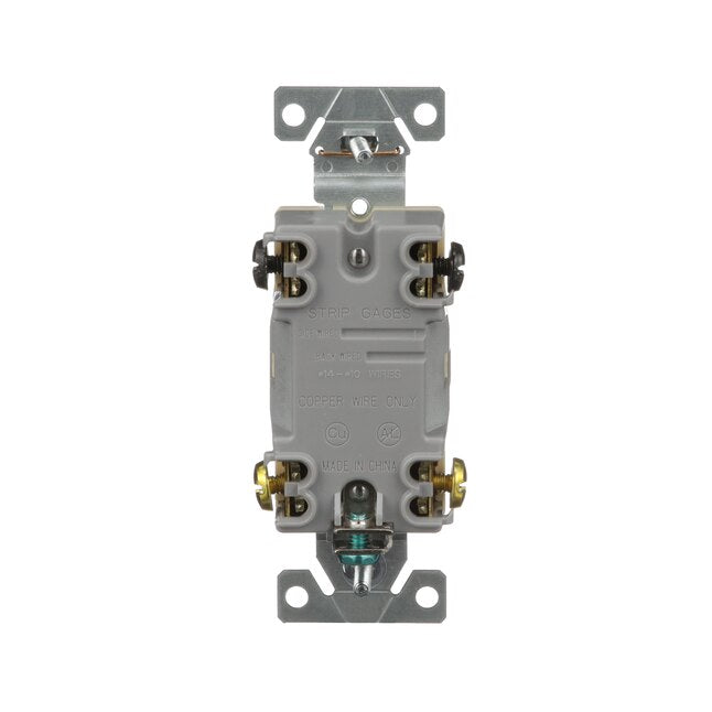 Eaton 15-Amp 4-Way Toggle Light Switch, Ivory