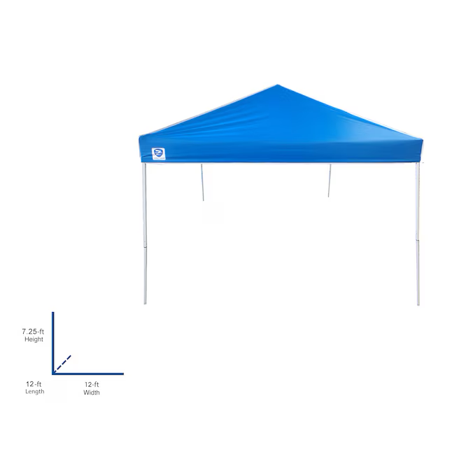 Z-Shade 12-ft x 12-ft Square White Pop-up Canopy