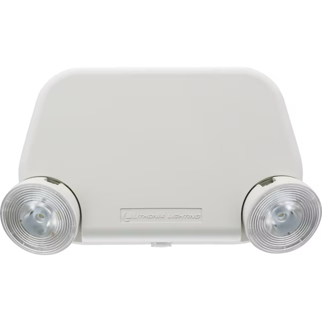 Lithonia Lighting Luz de emergencia cableada blanca LED de 0,37 vatios, 120/277 voltios