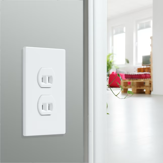 Eaton 15-Amp 125-volt Residential Duplex Outlet, White