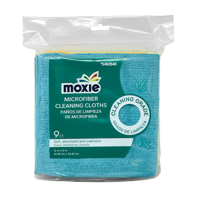 Paquete de 9 paños de microfibra MOXIE