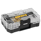 DEWALT 10-Piece Assorted Titanium Nitride Coated Hss Jobber Length Twist Drill Bit Set