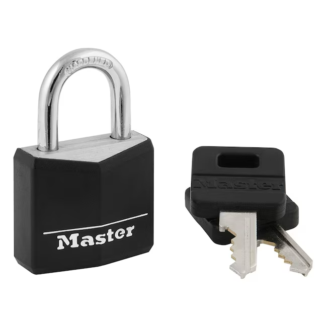 Master Lock Vorhängeschloss mit Schlüssel, 5/8-Zoll-Bügel