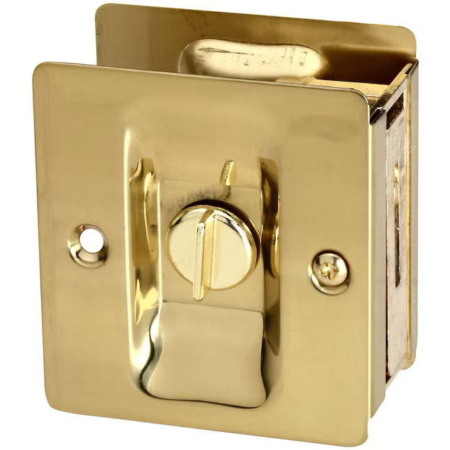 National Hardware 2.75-in Satin Brass Pocket Door Pull