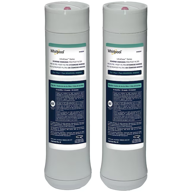 Whirlpool WHEERF Carbon Block Under Sink Replacement Filter (Pack of- 2)