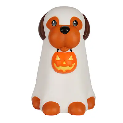 Molde soplado de fantasma de perro con luz LED de 20 pulgadas de Haunted Living