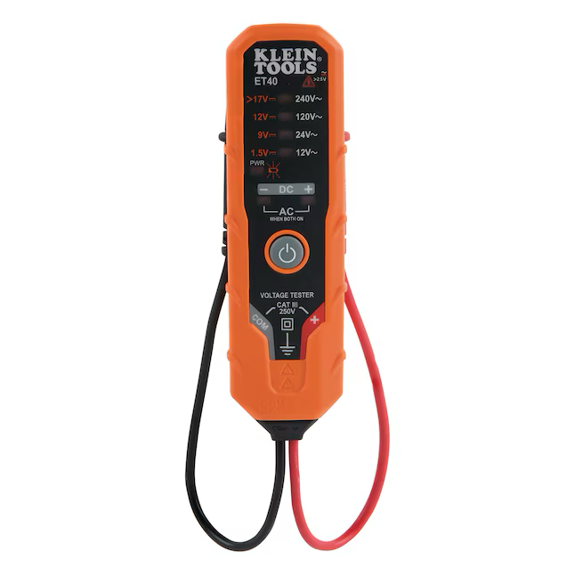 Klein Tools Voltage Testers LED Display Voltage Tester 240-Volt