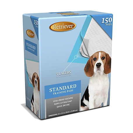 Retriever Standard Dog Training Pads, 150 ct.