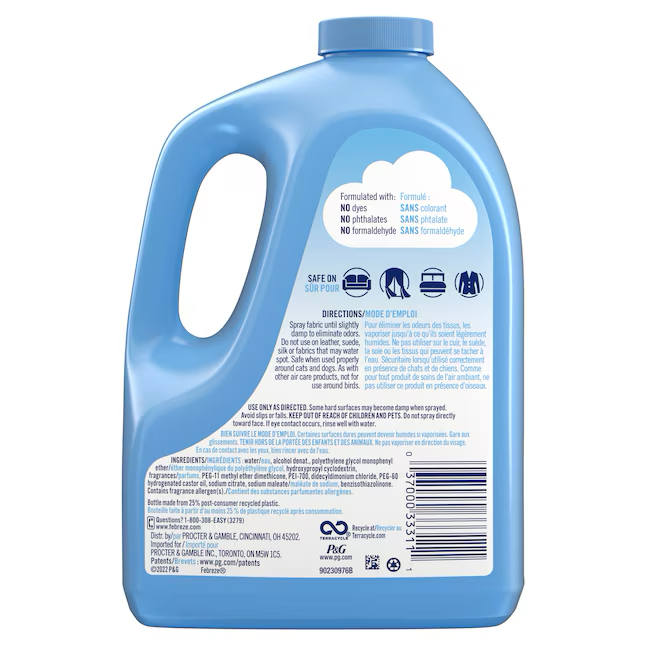 Desodorante de tela original Febreze Extra Strength Refill 67.6-oz