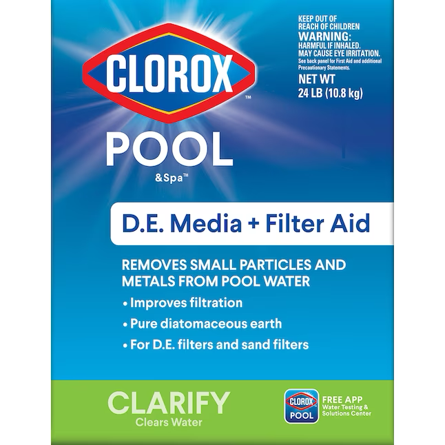 Ayuda para filtro de piscina Clorox Pool&amp;Spa DE 24 lb