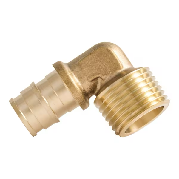 SharkBite 1/2 in. x 1/2 in. MNPT Brass Expansion Male Elbow