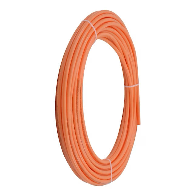 SharkBite 3/8-in (1/2-in O.D) x 100-ft Orange PEX-C Pipe With Oxygen-Barrier For Radiant Heating