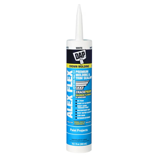 Masilla de látex para pintar blanca DAP ALEX Flex de 10,1 oz