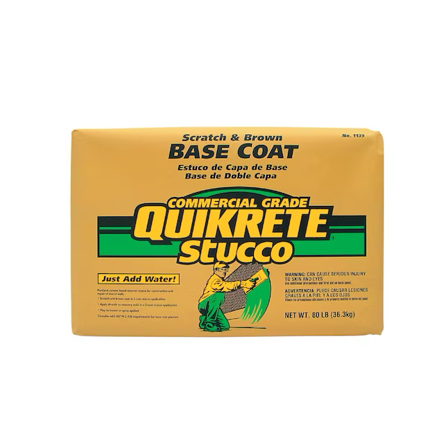 Capa base Quikrete Mezcla de estuco de 80 lb