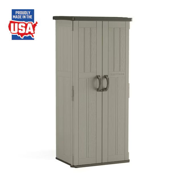 CRAFTSMAN 2-ft x 2-ft Resin Storage Shed (Floor Included)