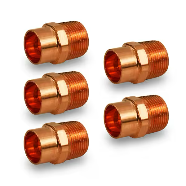 SABER SELECT 3/4-in SWT x 3/4-in MIP Copper Male Adapter