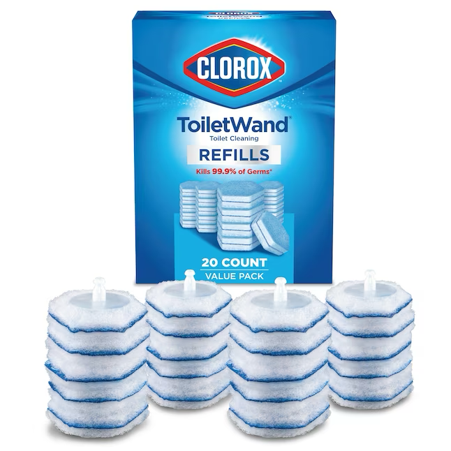 Clorox ToiletWand Disinfecting Refills Recambio de limpiador de inodoros de 20 unidades