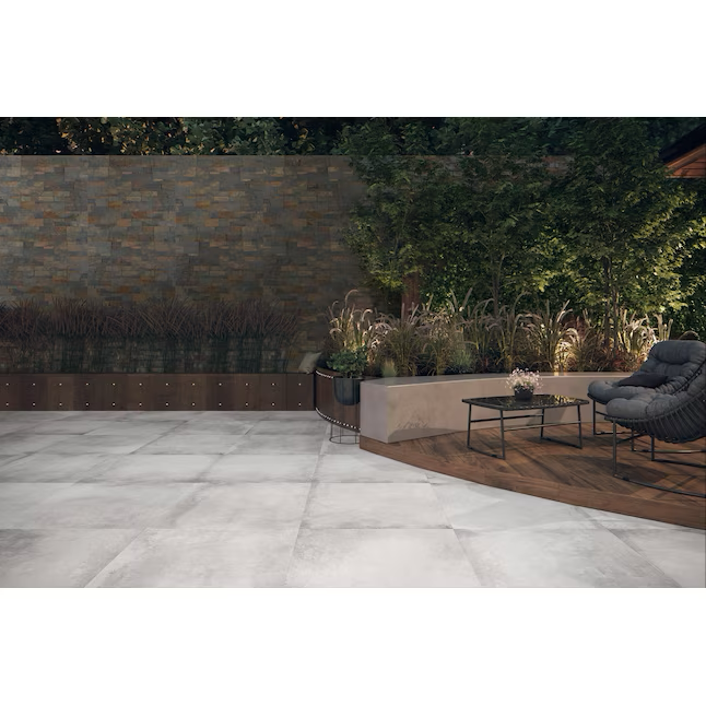 Satori 24-in L x 24-in W x 0.79-in H Square Formafuse Zinc Porcelain Paver