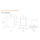 Dispositivo de protección contra sobretensiones para interiores Siemens BoltShield QSPD 65-kA